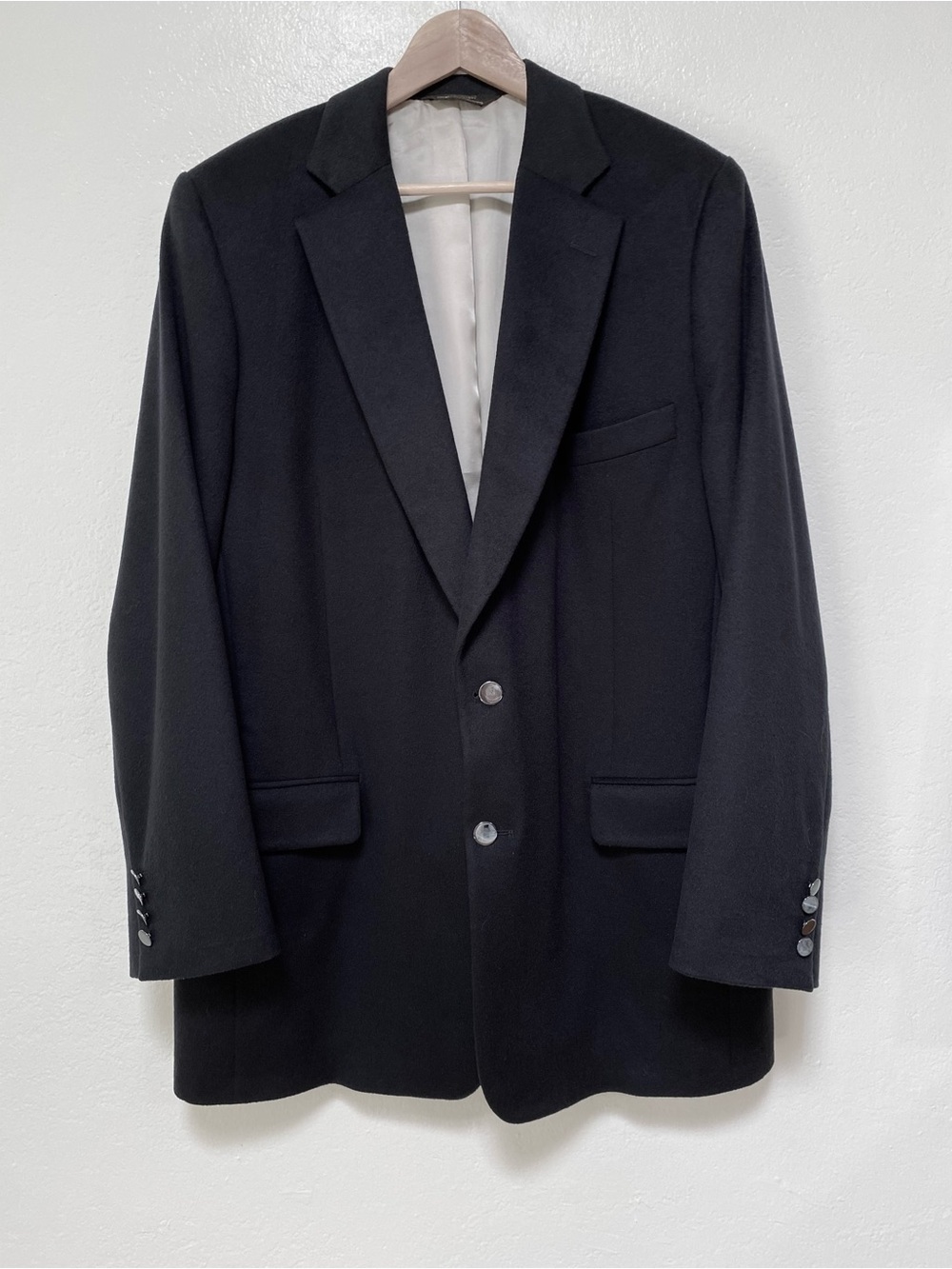 Vintage Paul Stuart Made in Canada 100% Cashmere Sport Coat Blazer